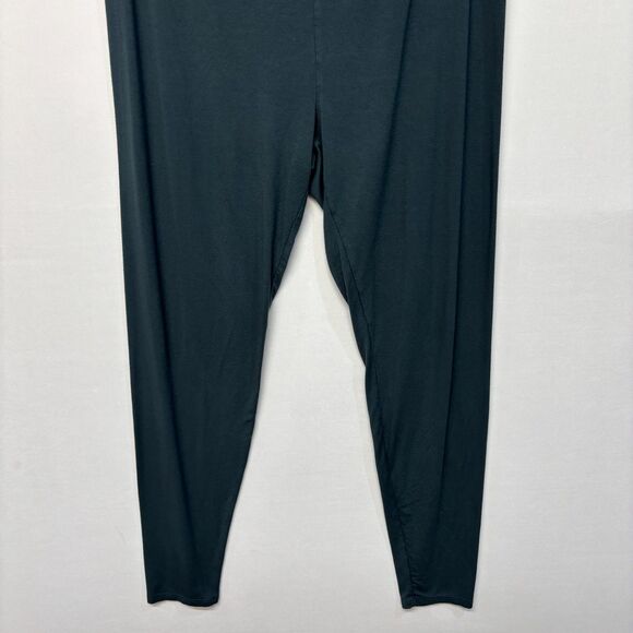 Eileen Fisher Women Pull On Ankle Leggings Size XL X-Large Dark Teal C046 -30 - Picture 13 of 16